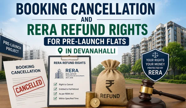 Pre-Launch Booking Cancellation and RERA Refund Rights in Devanahalli 2026