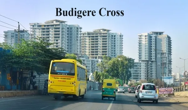 Budigere Cross junction near Devanahalli